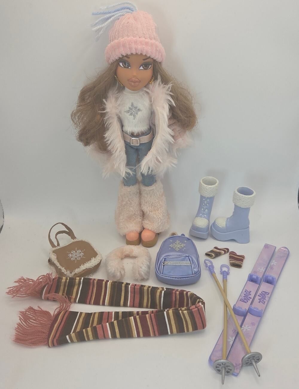 Vintage 2003 Bratz Wintertime Wonderland Yasmin Doll Near Complete